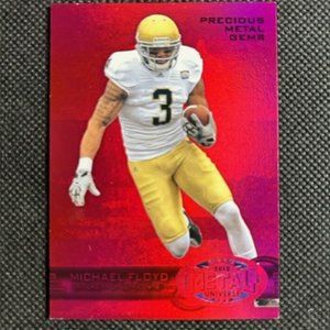 2012 Fleer Retro 1997-98 Fleer Metal Red PMG /100 Michael Floyd #M-45 Rookie RC